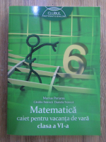 Anticariat: Marius Perianu - Matematica, caiet pentru vacanta de vara, clasa a VI-a