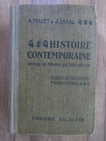 Albert Malet - Histoire contemporaine depuis le milieu du XIX siecle