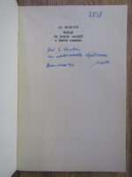 Alexandru Rosetti - Schita de istorie sociala a limbii romane (cu autograful autorului)