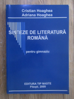 Cristian Hoaghea, Adriana Hoaghea - Sinteze de literatura romana pentru gimnaziu