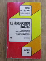 Guy Riegert - La pere Goriot. Balzac