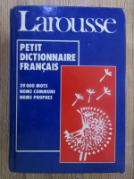 Petit dictionnaire francais. 39000 mots