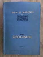 Studii si cercetari de geologie, geofizica, geografie (volumul 11)