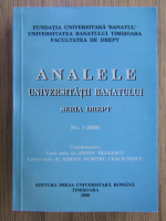 Anticariat: Anton Trailescu - Analele Universitatii Banatului, seria drept