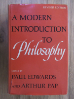 Anticariat: Paul Edwards - A modern introduction to philosophy