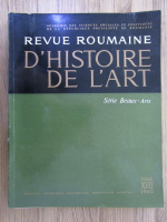 Anticariat: Revista Revue Roumanie, Serie Beaux Arts, tome XVII, 1980