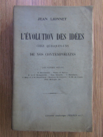 Anticariat: Jean Lionnet - L'evolution des idees