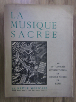 Anticariat: La revue musicale, nr. 239-240, 1958. La musique sacree