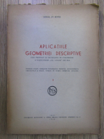Anticariat: Mihail St. Botez - Aplicatiile geometriei descriptive