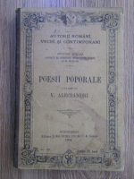Vasile Alecsandri - Poesii poporale