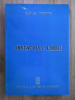 Vasile Tonoiu - Obstacolul limbii