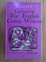 Anticariat: William Hazlitt - Lectures on the English Comic Writers
