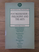 Hugh J. Silverman - Postmodernism. Philosophy and the arts