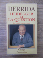 Jacques Derrida - Heidegger et la question de l'esprit et autres essais