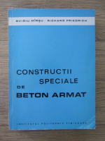 Anticariat: Ovidiu Mirsu - Constructii speciale de beton armat