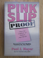 Anticariat: Paul Meyer - Pink slip proof
