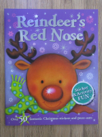 Anticariat: Reindeer's red nose, sticker and activity fun