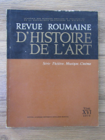 Anticariat: Revista Revue Roumanie, tome XVI, 1979