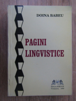 Anticariat: Doina Babeu - Pagini lingvistice