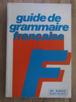 Guide de grammaire francaise