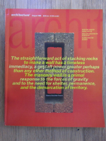 Anticariat: Revista Architecture Design, august 1999. Keeping Venice above water