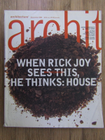 Anticariat: Revista Architecture Design, decembrie 1998. Making Houses