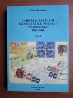 Calin Marinescu - Tarifele, taxele si gratuitatile postale in Romania 1841-2008 (volumul 2)