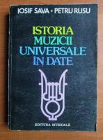 Anticariat: Iosif Sava - Istoria muzicii universale in date