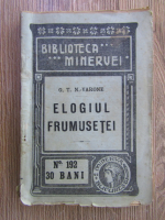 G.T. Niculescu Varone - Elogiul frumusetei (1915)