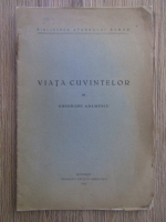 Anticariat: Gheorghe Adamescu - Viata cuvintelor (1935)