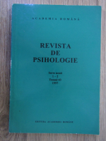 Revista de psihologie. Serie noua 1-2, tomul 43