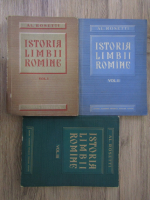 Anticariat: Al. Rosetti - Istoria limbii romane (3 volume)