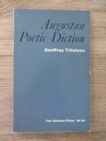 Anticariat: Geoffrey Tillotson - Augustan poetic diction