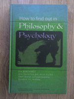 Anticariat: How to find out in Philosophy and Psychology