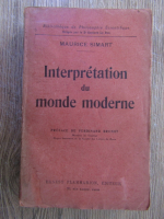 Anticariat: Maurice Simart - Interpretation du monde moderne