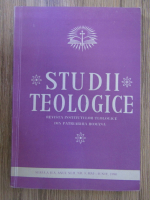 Revista institutelor teologice din Patriarhia Romana. Studii teologice. Anul XLII, nr 3, mai-iunie 1990