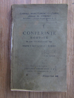 Conferinte rostite in I ul trimestru 1927