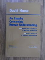 Anticariat: David Hume - An enquiry concerning human understanding