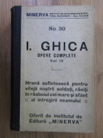 Ion Ghica - Opere complete. Scrieri (volumul 4)