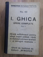 Ion Ghica - Opere complete (volumul 1)