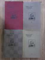 T. Maccvs Plavtvs - Comoediae. Comediile lui T. Maccvs Plavtvs (4 volume)