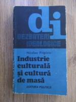 Nicolae Frigioiu - Industrie culturala si cultura de masa