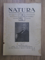 Natura, revista pentru raspandirea stiintei, No. 9, 15 noiemvrie1927