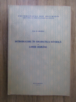 D. Macrea - Introducere in gramatica istorica a limbii romane