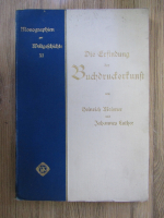 Die Erfindung der Buchdruckerkunst