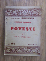 Dimitrie Cantemir - Povesti