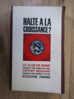 Anticariat: Halte a la croissance?