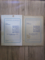 Paula Diaconescu - Elemente de istorie a limbii romane literare moderne (2 volume)