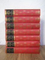 The works of Rudyard Kipling, Robert Louis Stevenson etc (set 7 volume)