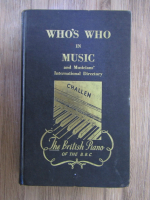 Who's who in music and musicians international directory 